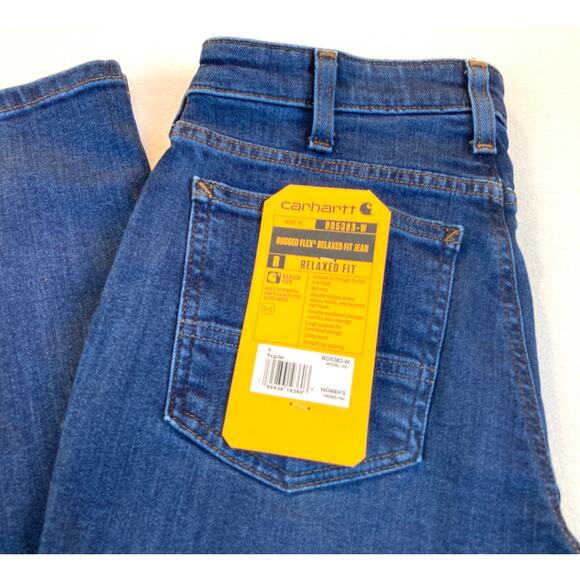 Carhartt Denim - Carhartt Size 4 Regular Relaxed Fit Rugged Flex Jeans NWT
